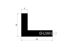 GUMMIPROFILE L-FORM - EPDM